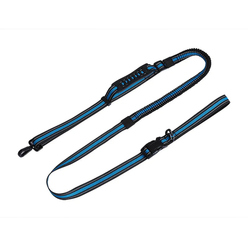 Hands Free High Qulity Retractable Hands Free Dog Leash for Running Dual Handle Bungee Leash Reflective for Large Pet Supplies