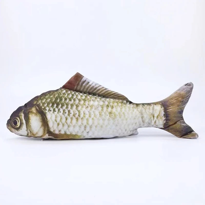 Cat Toys Fish Interactive Cat Toy Cat Chew Toy Simulation Fish Cat Pillow Kitten Exercise Kicker Toys for Indoor Cats Kitty Kit